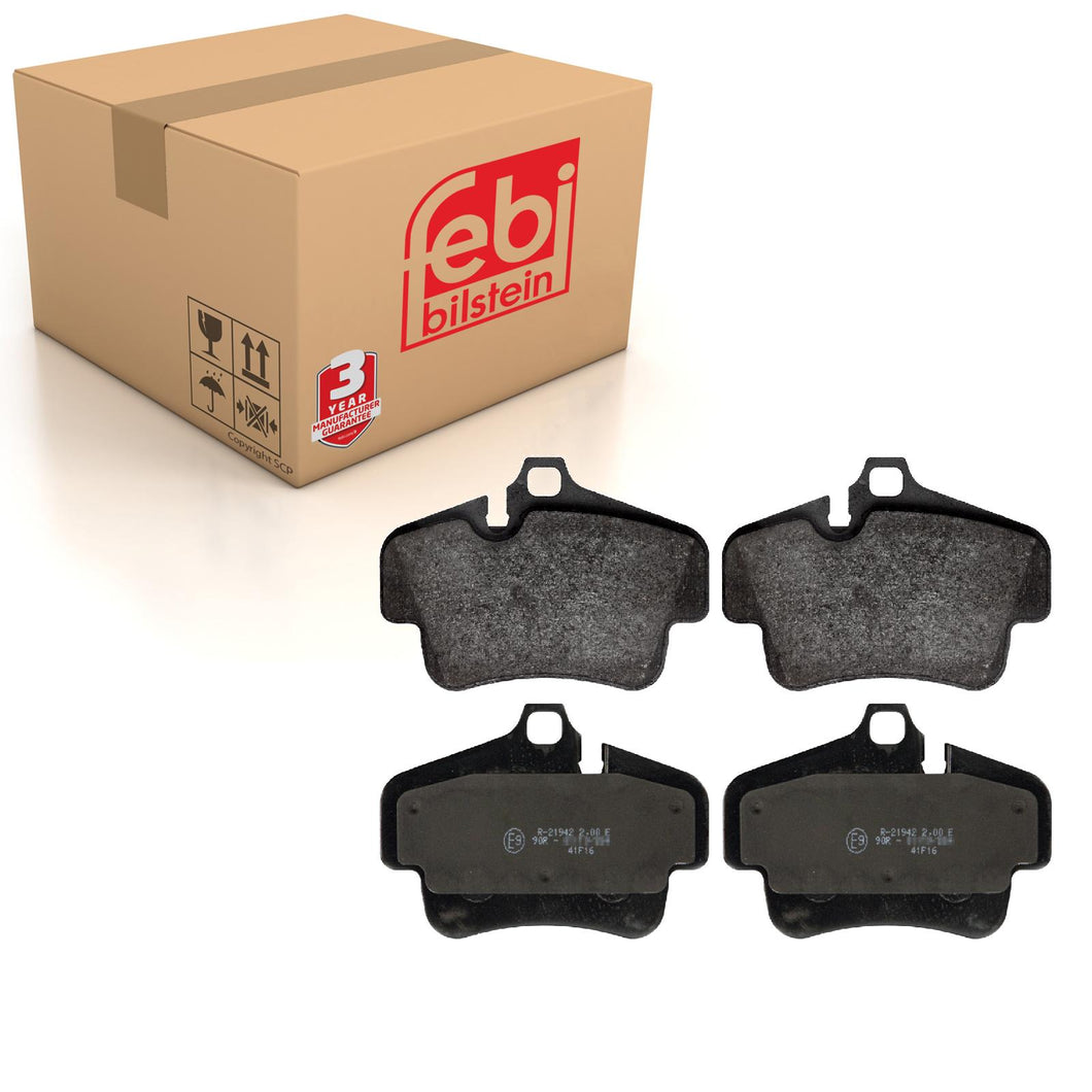 Rear Brake Pads 911 Turbo Set Kit Fits Porsche 997 352 948 00 Febi 116178