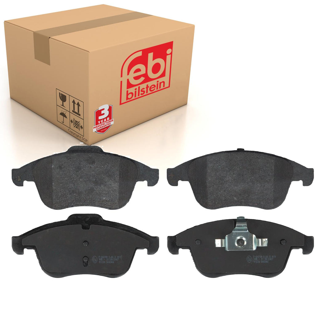 Front Brake Pad Set Fits Renault Latitude OE 410602933R Febi 116187