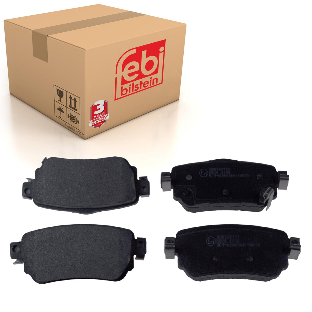 Rear Brake Pads Qashqai Set Kit Fits Nissan D4060-4EA0B Febi 116268