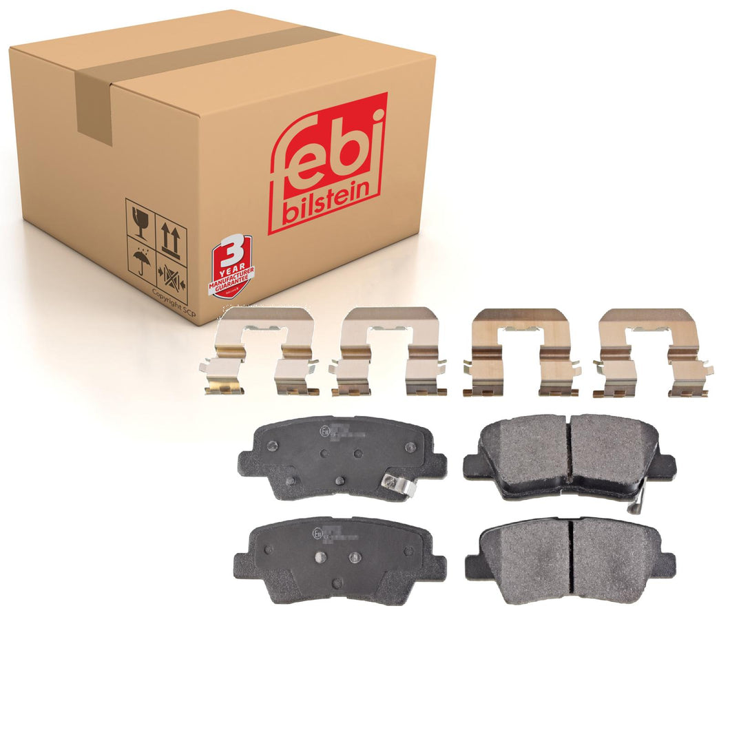 Rear Brake Pads Carens Set Kit Fits Kia 58302-B4A30 Febi 116294