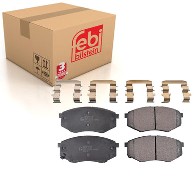 Front Brake Pads Soul Set Kit Fits Kia 58101-1KA00 Febi 116295