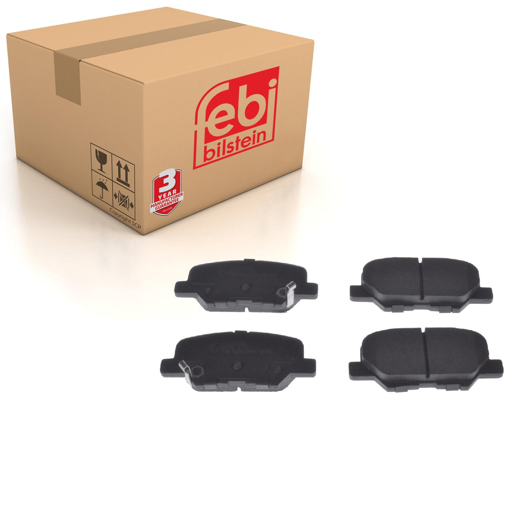 Rear Brake Pads Set Kit Fits Citroen 4605A998 Febi 116317