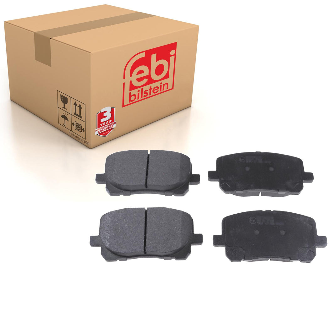 Front Brake Pads Avensis Set Kit Fits Toyota 04465-YZZCT Febi 116320