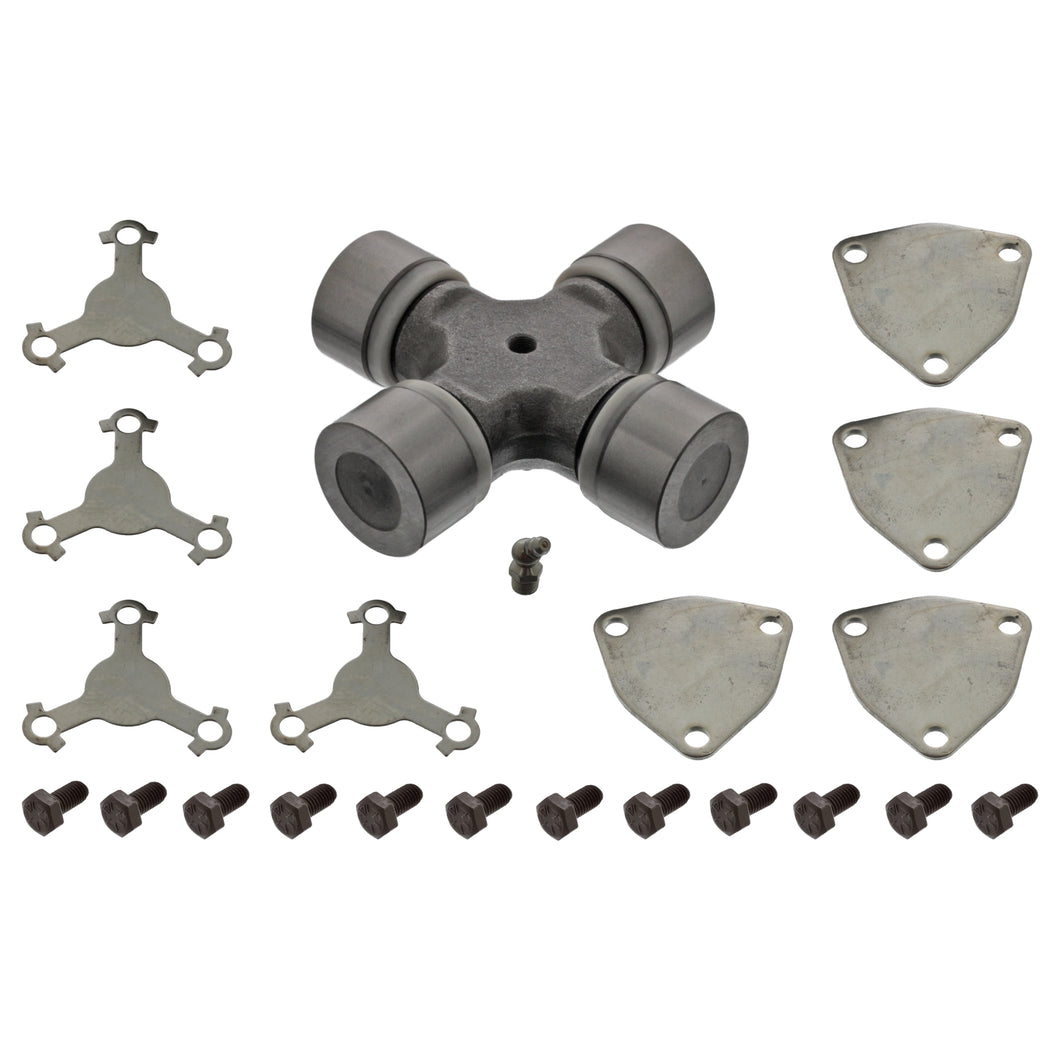 Propshaft Universal Joint Repair Kit Inc Grease Nipple Fits Volvo B10 Febi 11686