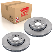 Load image into Gallery viewer, Pair of Front Brake Disc Fits Renault Espace Grand Laguna Safrane Sce Febi 12097
