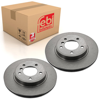 Pair of Front Brake Disc Fits BMW 3 Series E46 Z3 E36 OE 34116864058 Febi 12323