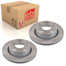 Load image into Gallery viewer, Pair of Rear Brake Disc Fits BMW 3 Series E36 E46 OE 34216864903 Febi 12324
