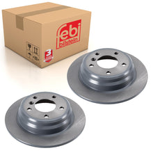 Load image into Gallery viewer, Pair of Rear Brake Disc Fits BMW 5 Series E39 OE 34216767049 Febi 12325