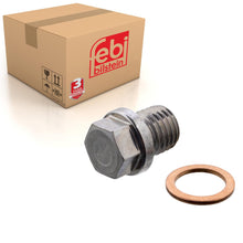 Load image into Gallery viewer, Oil Drain Plug Inc Sealing Ring Fits Mercedes Benz 190 Series model 2 Febi 12341
