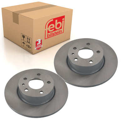 Pair of Rear Brake Disc Fits Lancia Alfa Romeo 147 156 Sportwagon Febi 14079