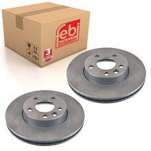 Load image into Gallery viewer, Pair of Front Brake Disc Fits Ford Volkswagen Sharan syncro Seat Alha Febi 14160