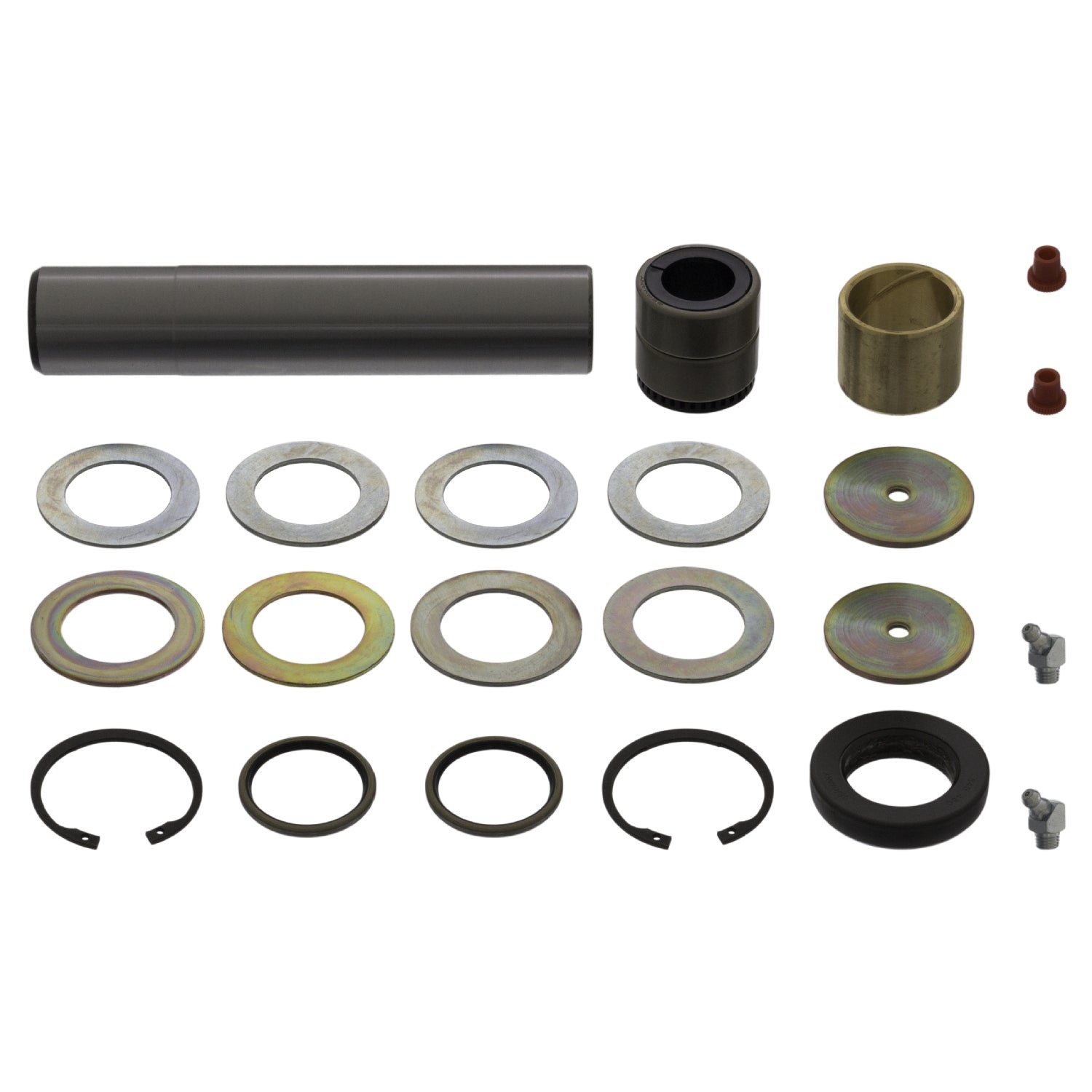 Load image into Gallery viewer, Front King Pin Set Inc Thrust Bearing Single Set Fits MAN F 9 HOC M 9 Febi 14573