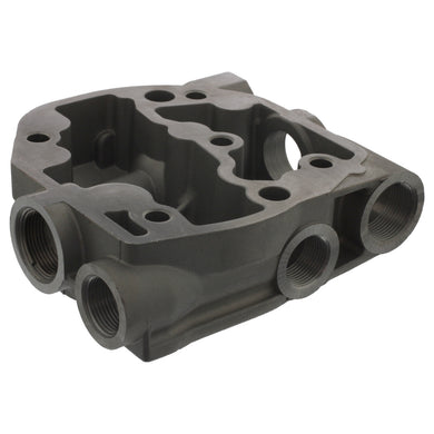 Air Compressor Cylinder Head No Lamella Valve Fits Mercedes Benz MK-S Febi 14667