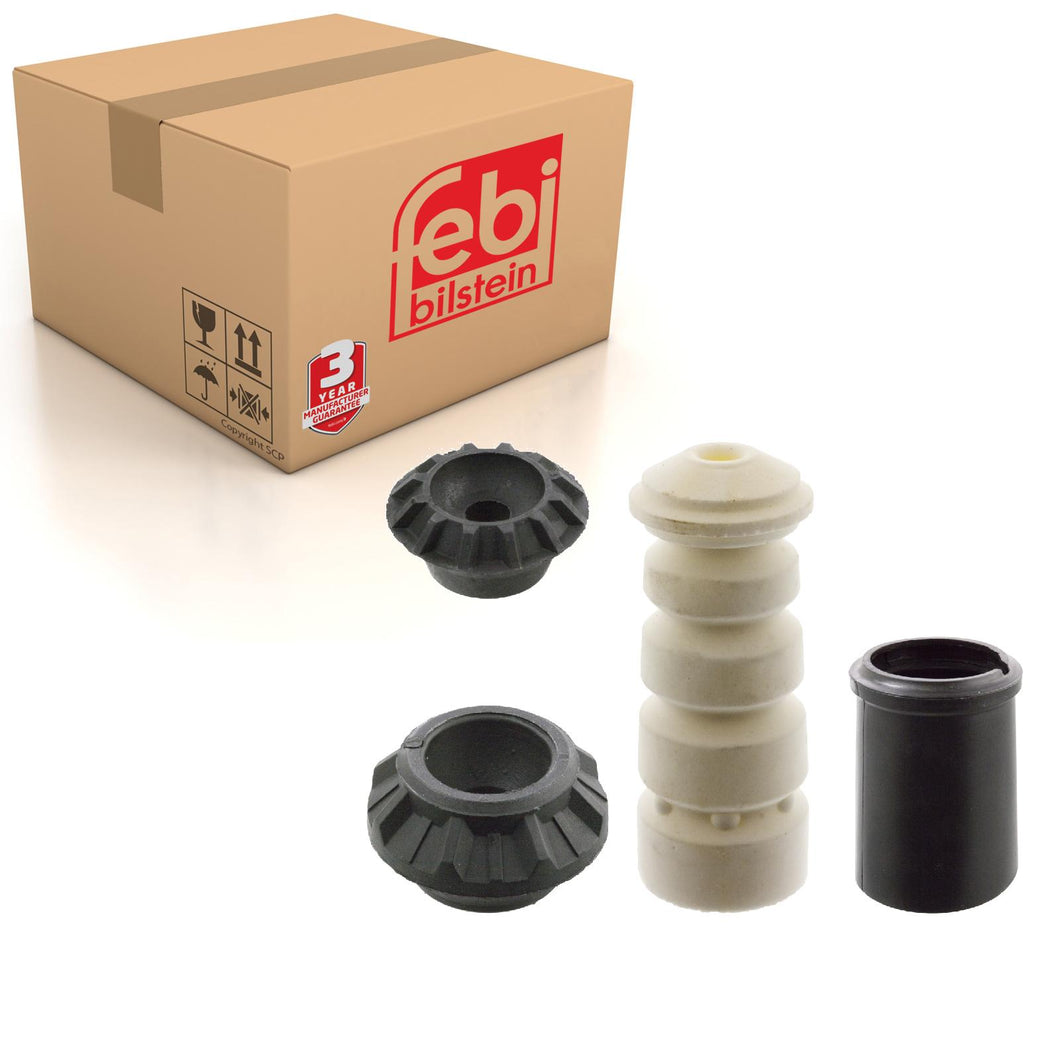 Rear Strut Mounting Kit Inc Buffer & Dust Cover Fits Volkswagen Corra Febi 14960