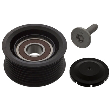 Auxiliary Belt Idler Pulley Inc Bolt Fits Mercedes Benz CL Model 215 Febi 15178