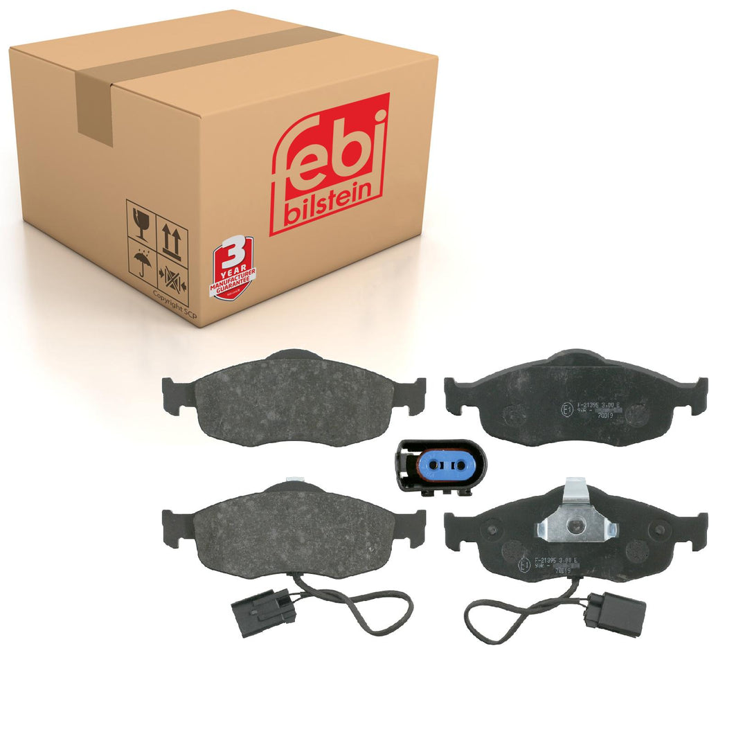 Front Brake Pads Escort Set Kit Fits Ford 6 877 837 Febi 16035