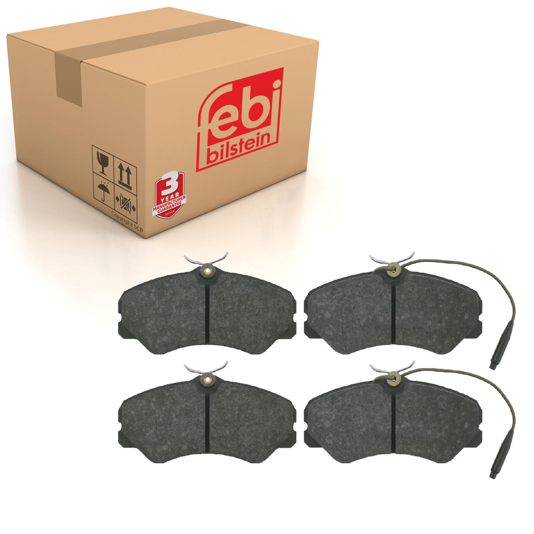 Front Brake Pads Relay Set Kit Fits Citroen 4251.05 Febi 16049