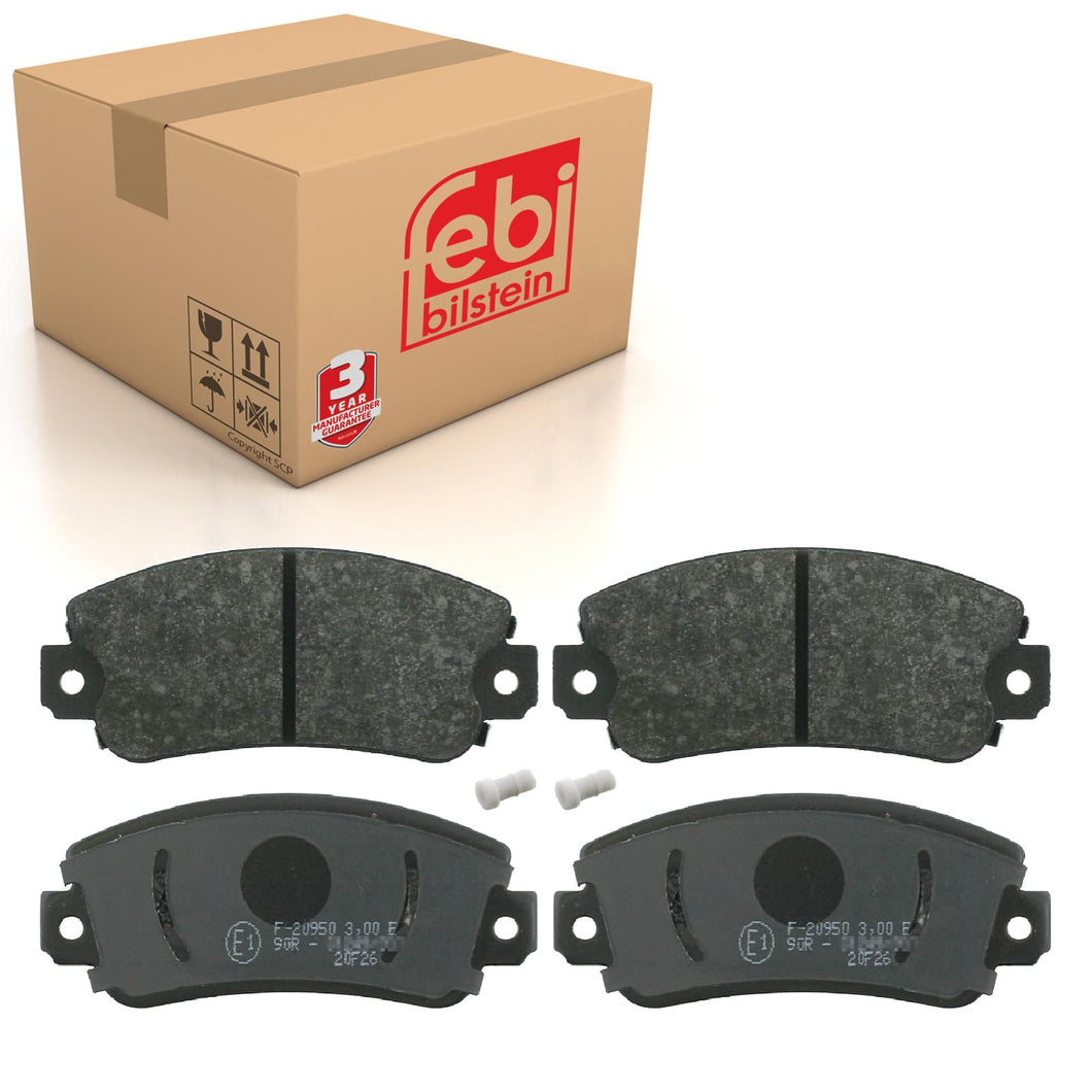 Front Brake Pads Panda Set Kit Fits Fiat 71748384 Febi 16077