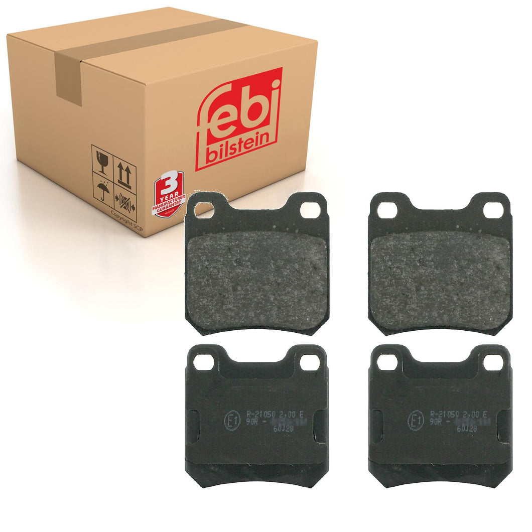 Rear Brake Pads Omega Set Kit Fits Vauxhall 16 05 618 Febi 16133