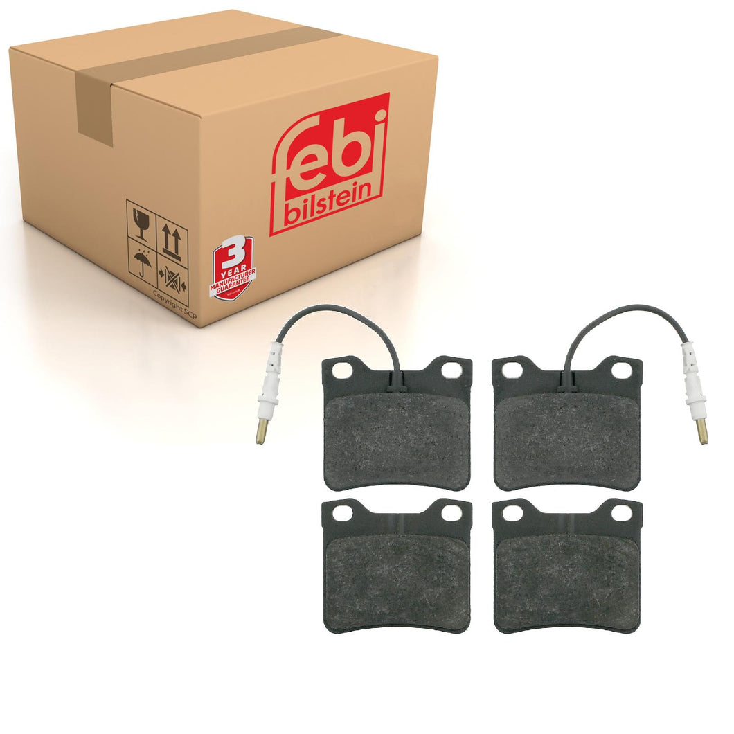 Rear Brake Pads 605 Set Kit Fits Peugeot 4251.93 Febi 16137