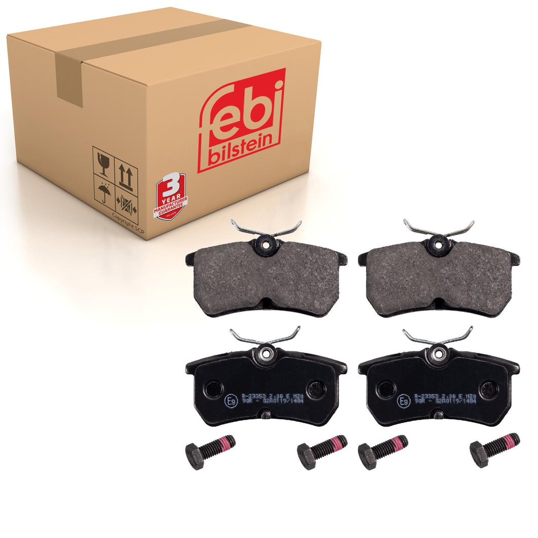 Rear Brake Pads Fiesta Set Kit Fits Ford 1 075 565 Febi 16167