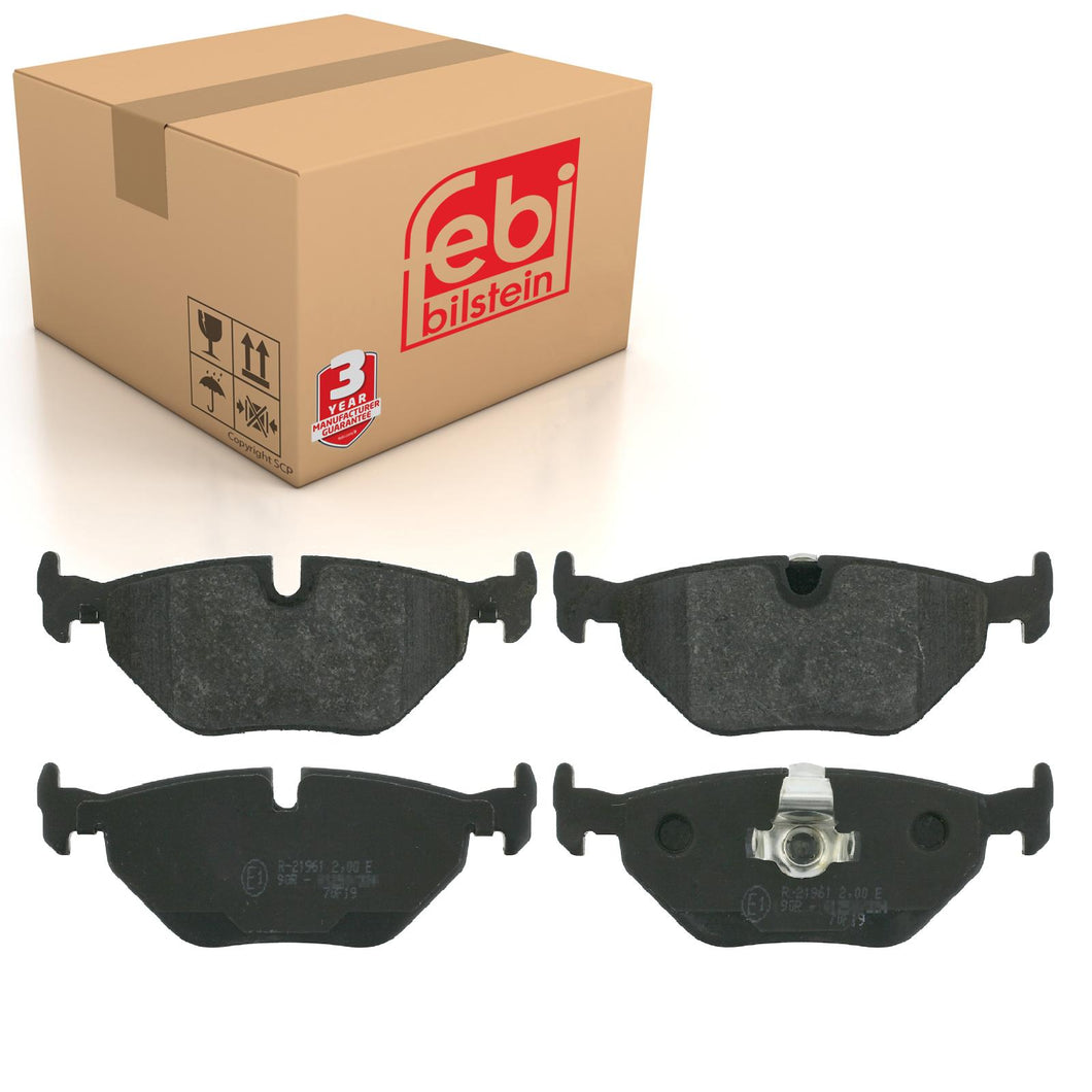 Rear Brake Pads 5 Series Set Kit Fits BMW 34 21 6 761 281 Febi 16190