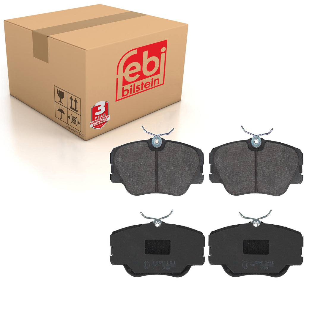 Front Brake Pads Set Kit Fits Mercedes 000 420 99 20 Febi 16193
