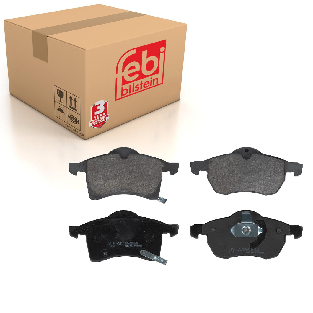 Front Brake Pads Astra Set Kit Fits Vauxhall 16 05 035 Febi 16232