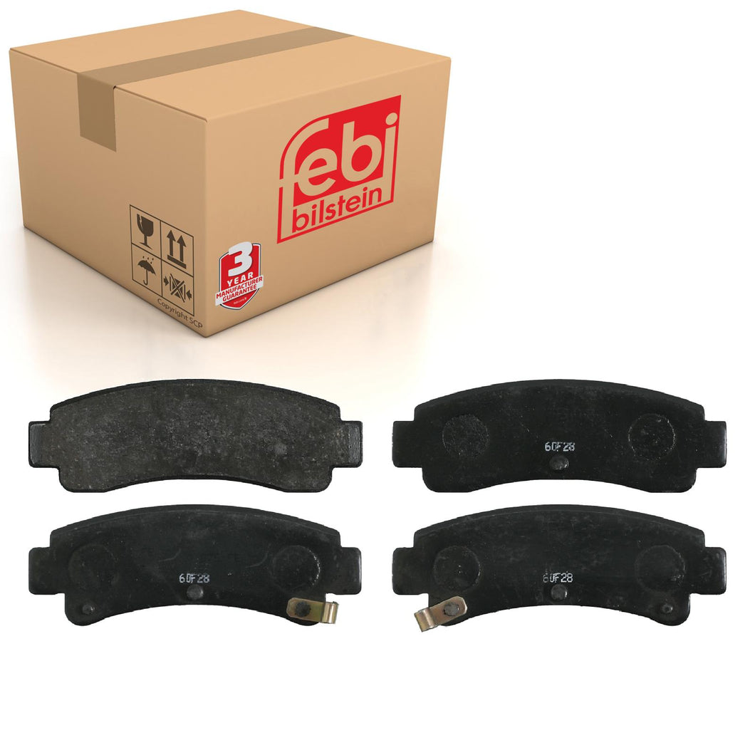 Rear Brake Pads Pulsar Set Kit Fits Nissan 44060-58Y86 Febi 16270