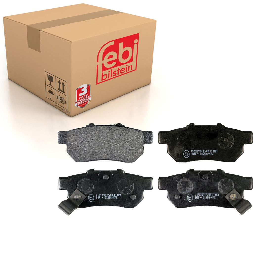 Rear Brake Pads Civic Set Kit Fits Honda 43022-SR3-G01 Febi 16301