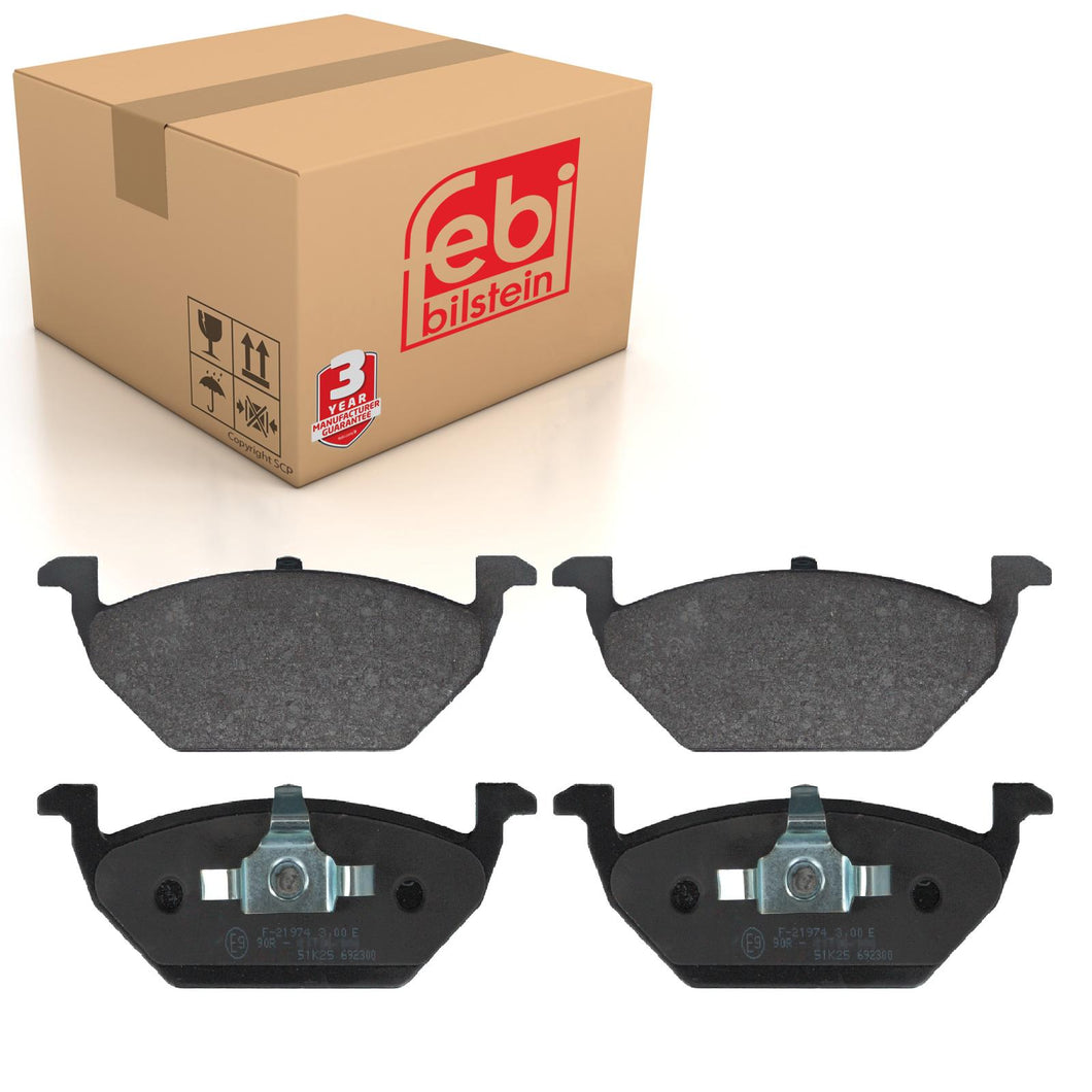 Front Brake Pads Golf Set Kit Fits VW 1J0 698 151 J Febi 16328