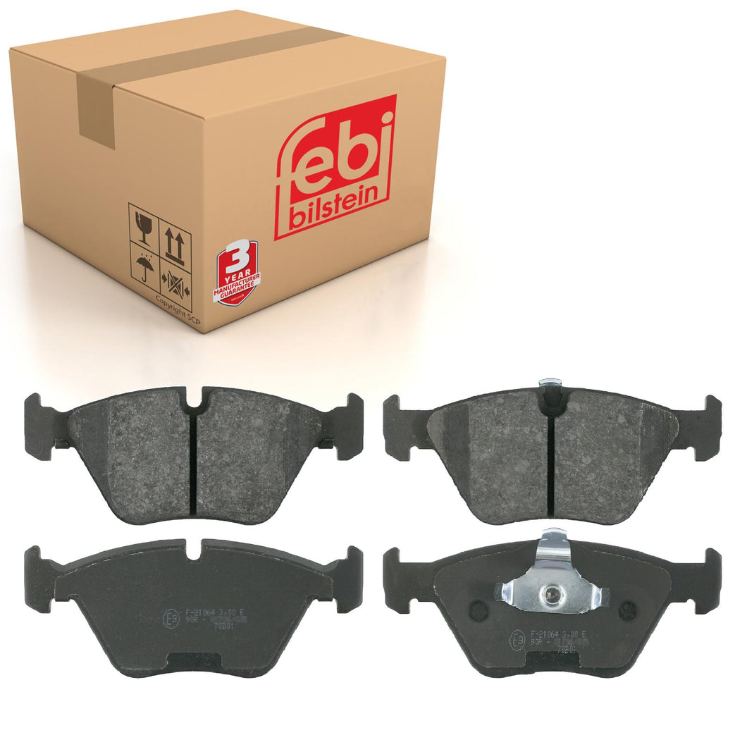 Front Brake Pads 5 Series Set Kit Fits BMW 34 11 6 761 278 Febi 16349