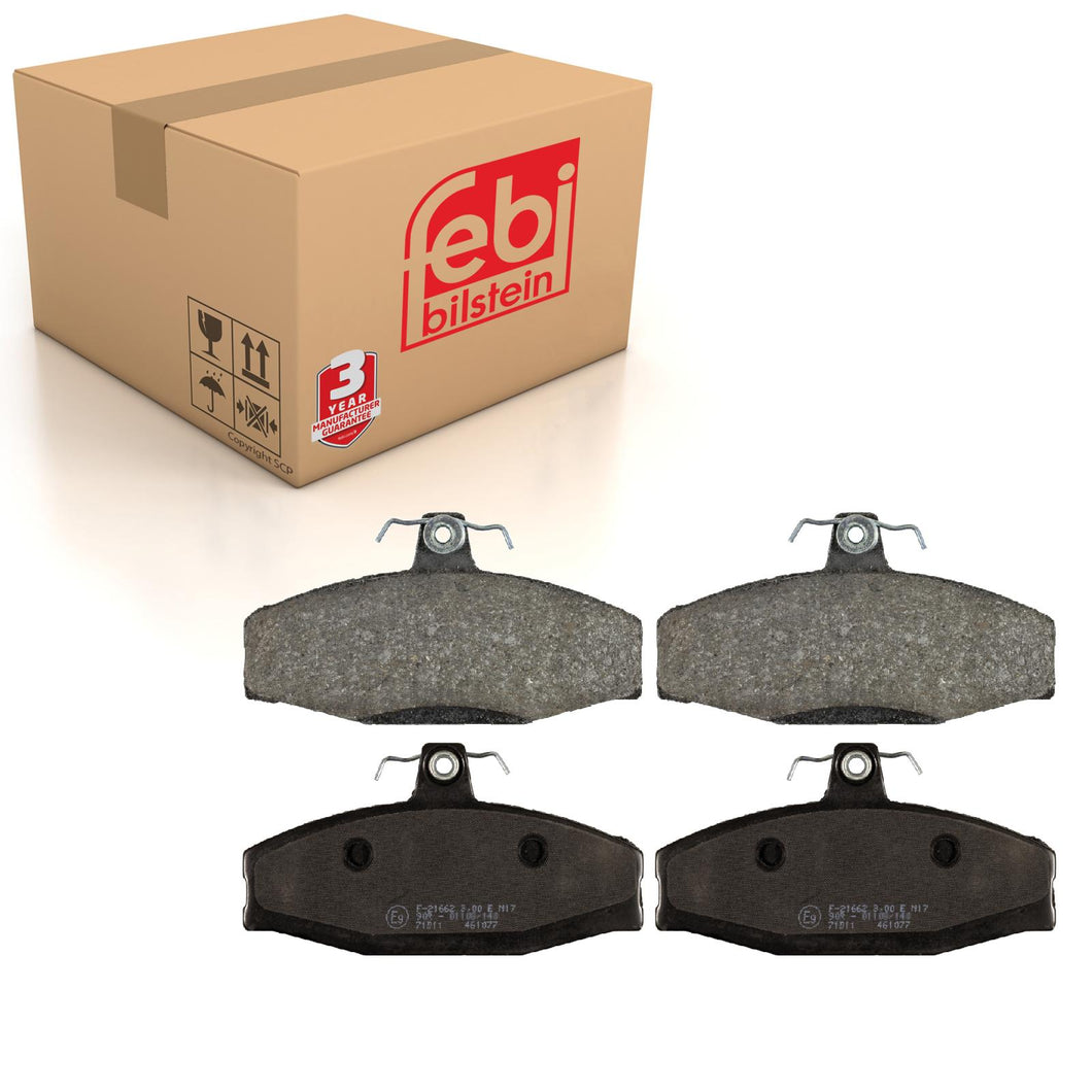 Front Brake Pads Caddy Set Kit Fits VW 6U0 698 151 A Febi 16386