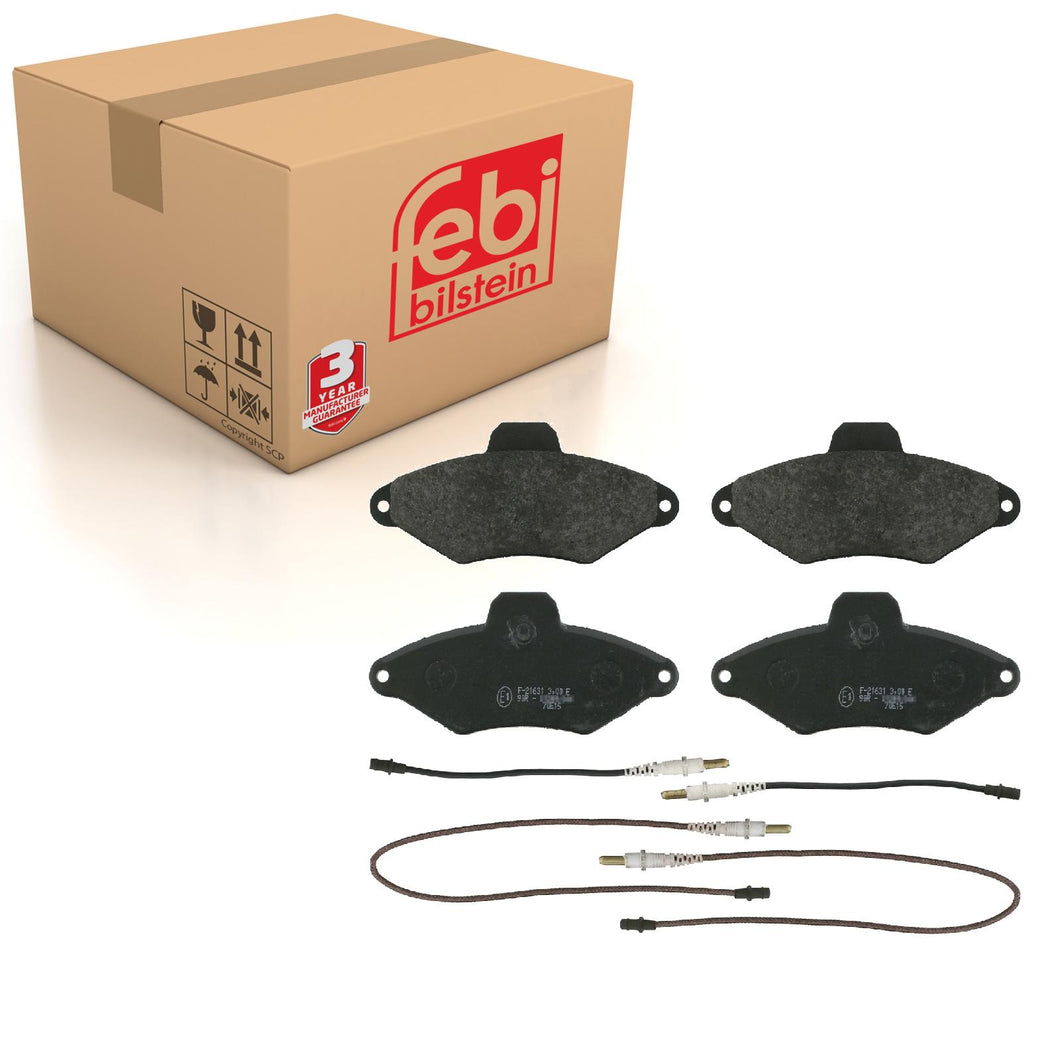 Front Brake Pads Xantia Set Kit Fits Citroen 4252.91 Febi 16413