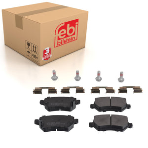 Rear Brake Pads Astra Set Kit Fits Vauxhall 16 05 122 Febi 16512