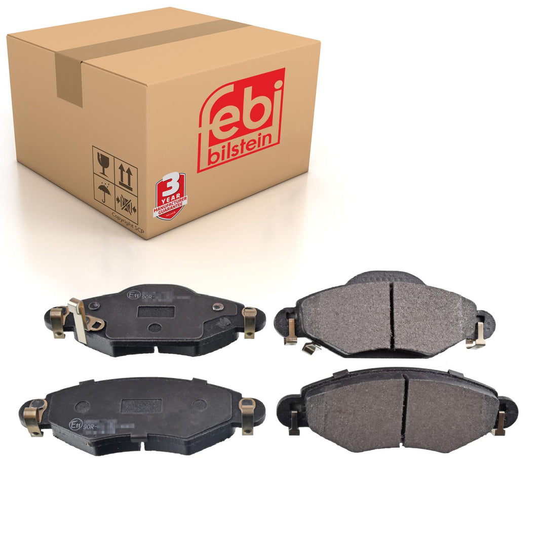 Front Brake Pads Yaris Set Kit Fits Toyota 04465-0D040 Febi 16576