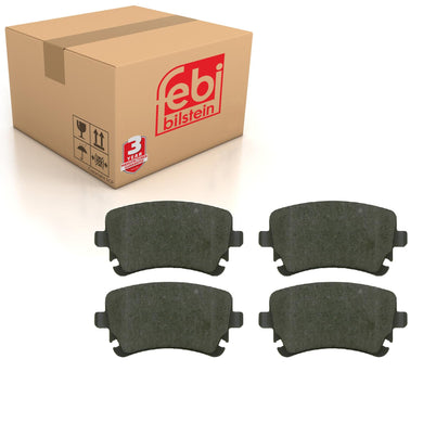 Rear Brake Pads A4 Quattro Set Kit Fits Audi 4F0 698 451 F Febi 16588