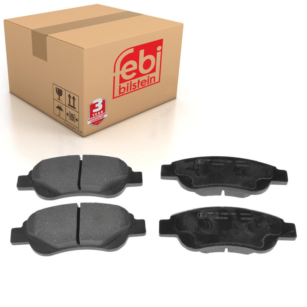 Front Brake Pads Aygo Set Kit Fits Toyota 04465-0H020 Febi 16589