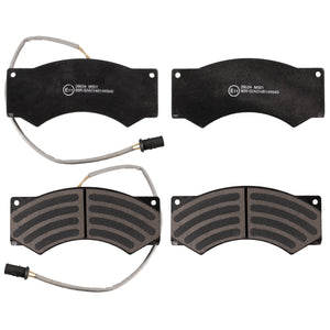 Front Brake Pads TurboZeta Set Kit Fits Iveco 0 0190 6070 Febi 16593