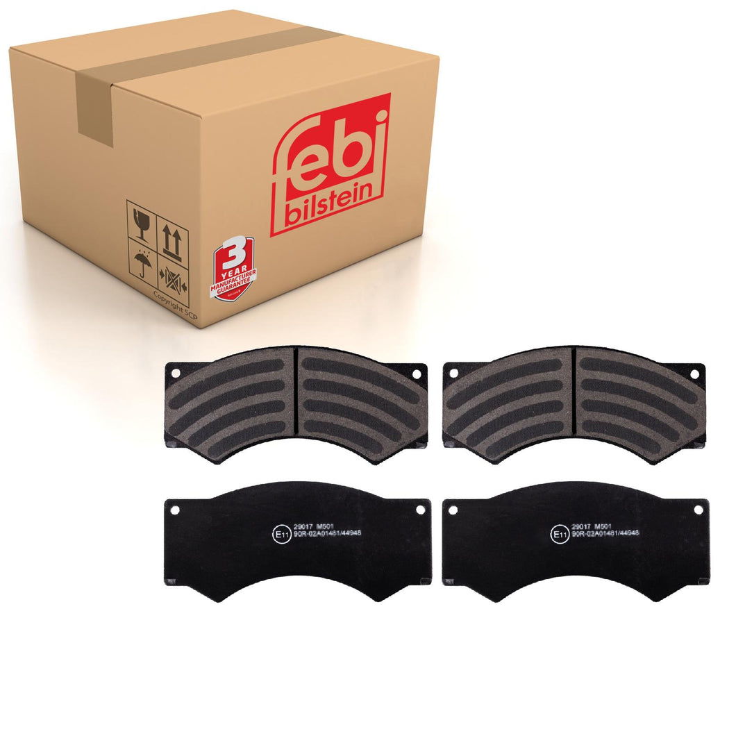 Front Brake Pads Set Kit Fits DAF 0 0190 6345 Febi 16604