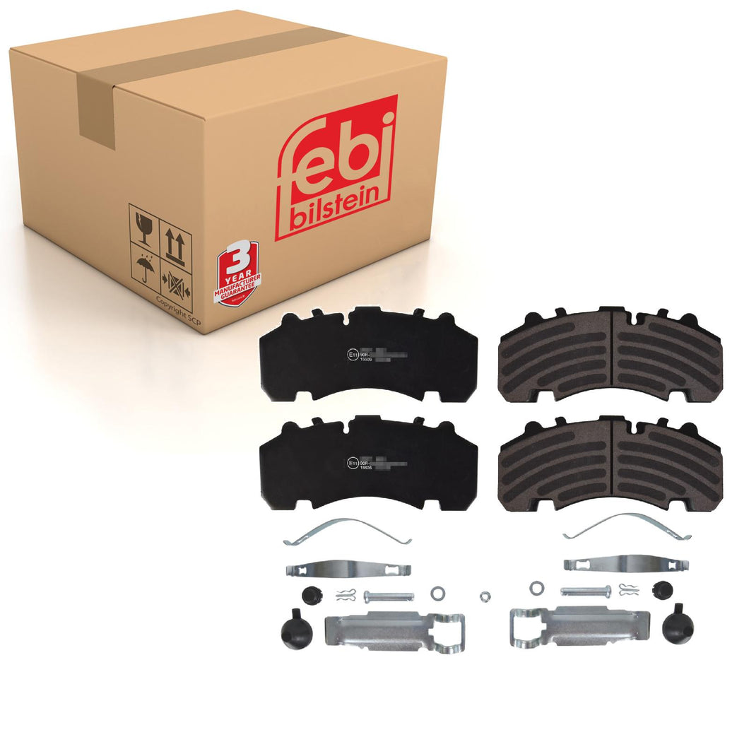 Front Rear Brake Pads Set Kit Fits Bergische Achsen Febi 16606