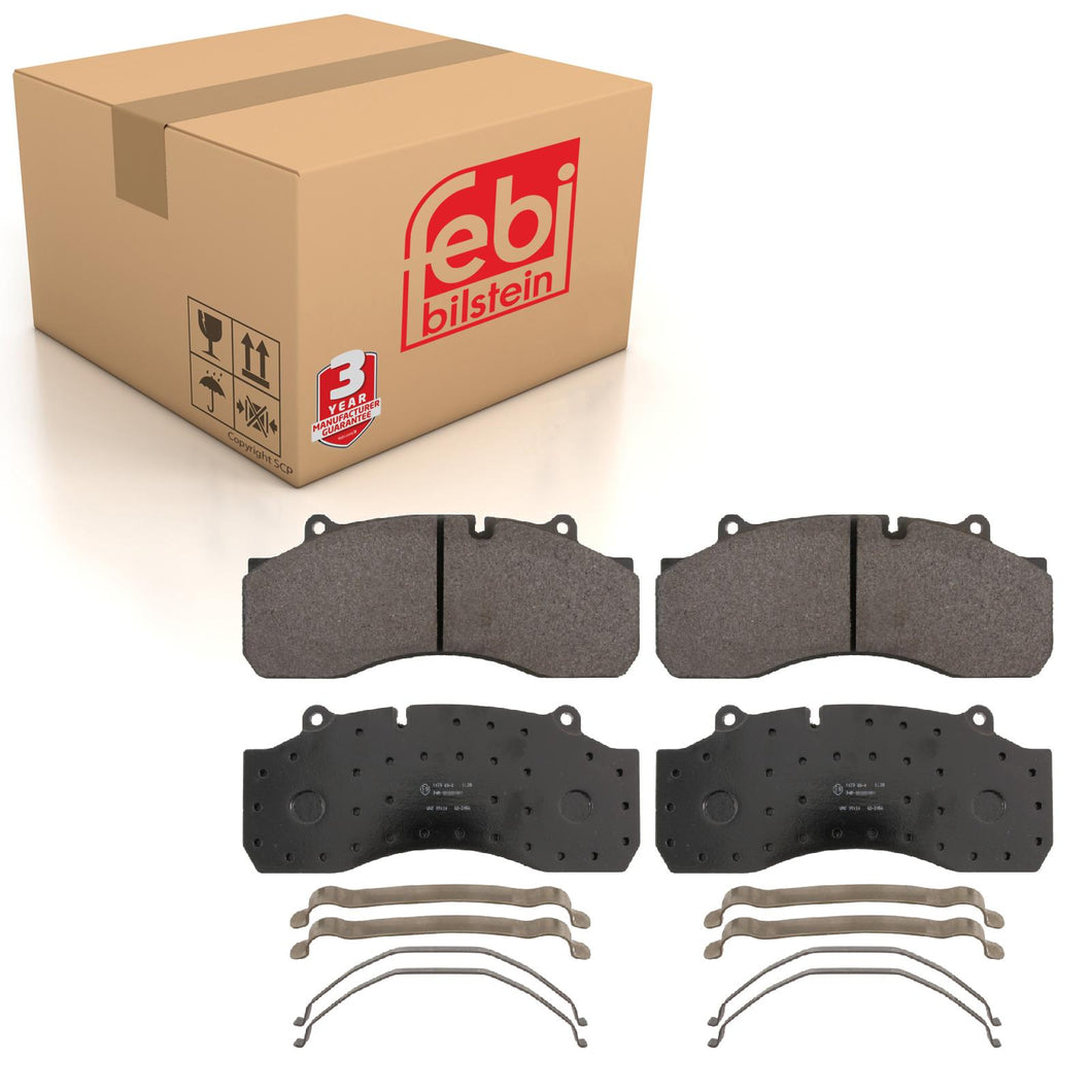 Rear Brake Pads Set Kit Fits Sauer Achsen 3 057 0079 00 Febi 16635