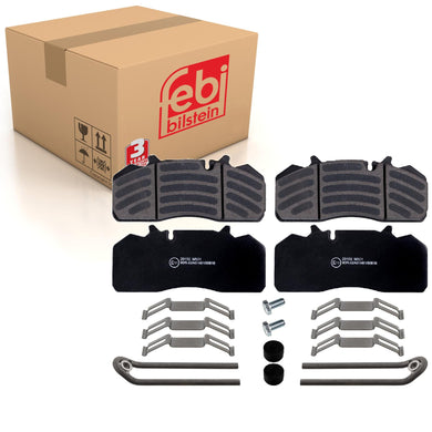 Brake Pads Set Kit Fits Sauer Achsen 3 057 0080 00 Febi 16638