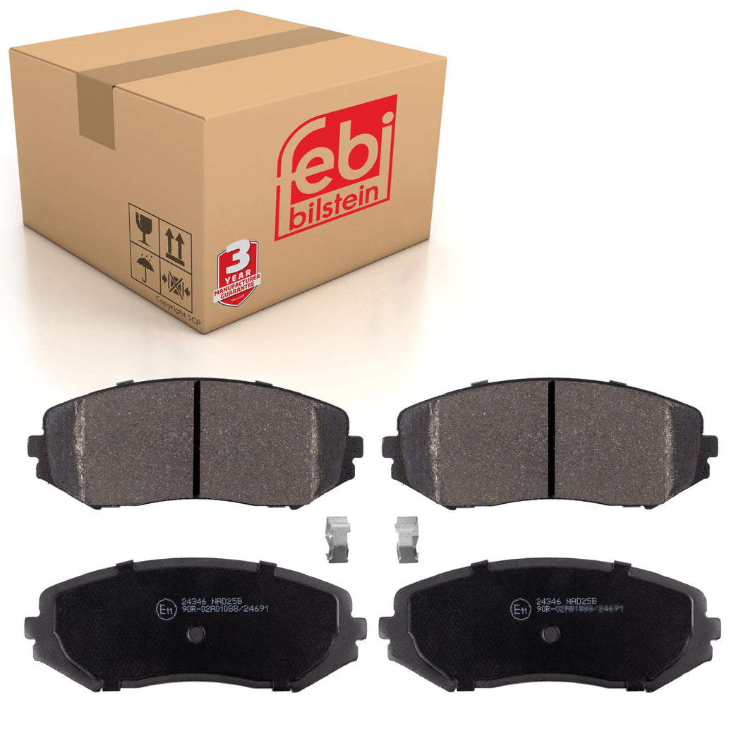Front Brake Pads Vitara Set Kit Fits Suzuki 55200-65J11-000 Febi 16648