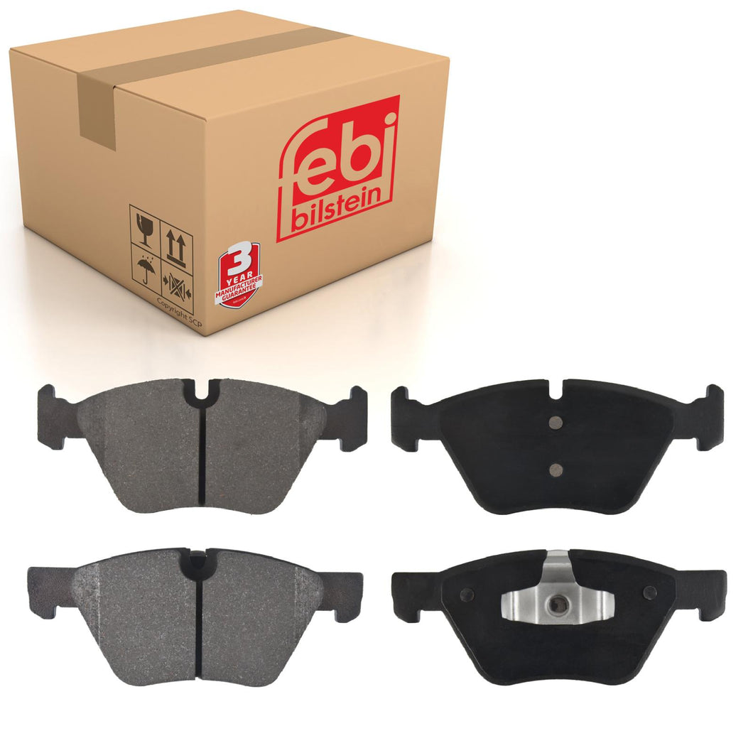 Front Brake Pads 1 Series Set Kit Fits BMW 34 11 6 771 972 Febi 16670