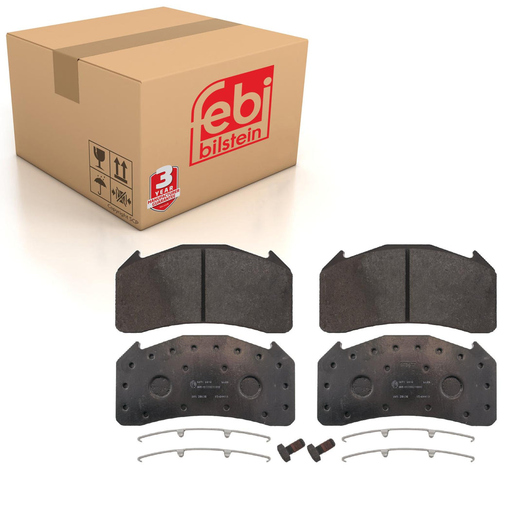 Front Rear Brake Pads Set Kit Fits Volvo 3093531 Febi 16692