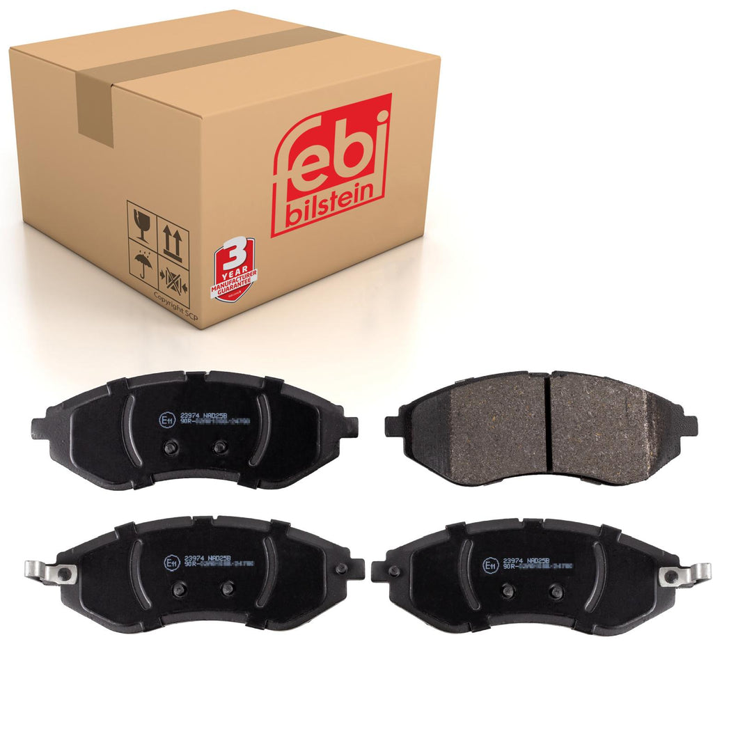 Front Brake Pads Astra Set Kit Fits Chevrolet (GM) 94566892 Febi 16721