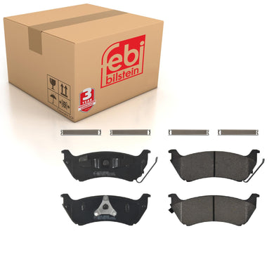 Rear Brake Pads ML Set Kit Fits Mercedes 163 420 04 20 S1 Febi 16769