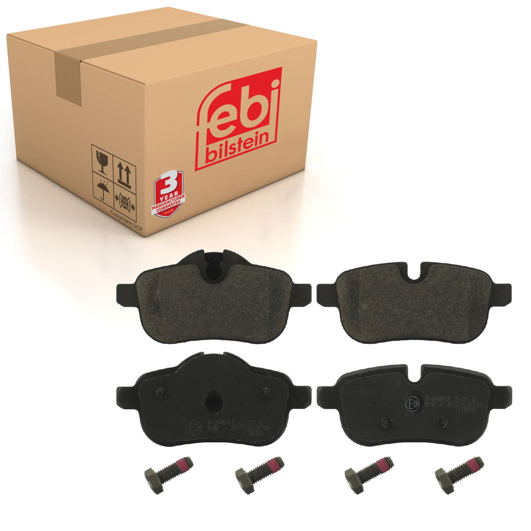 Rear Brake Pads Z4 Set Kit Fits BMW 34 21 6 788 275 Febi 16785