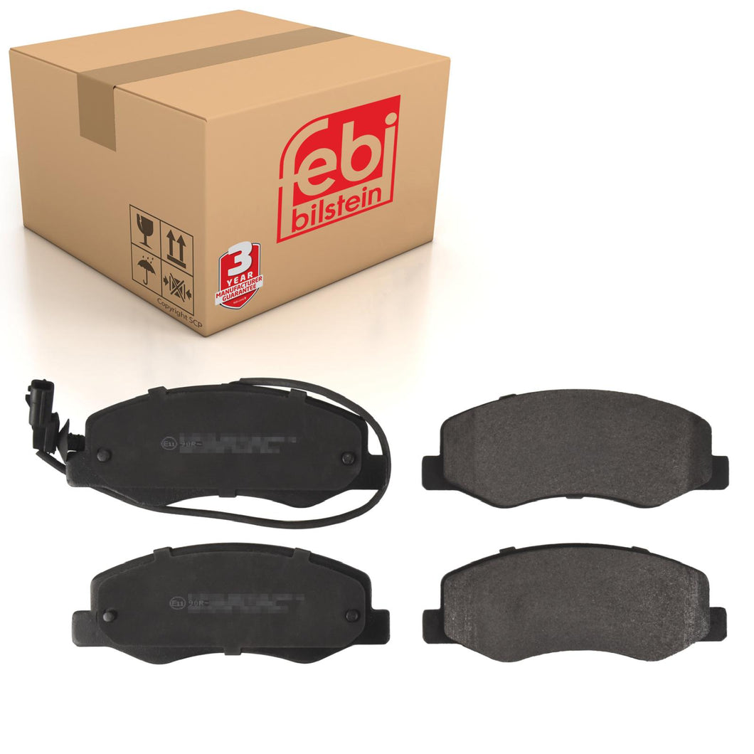 Rear Brake Pads Movano Set Kit Fits Vauxhall 44 06 060 11R Febi 16819